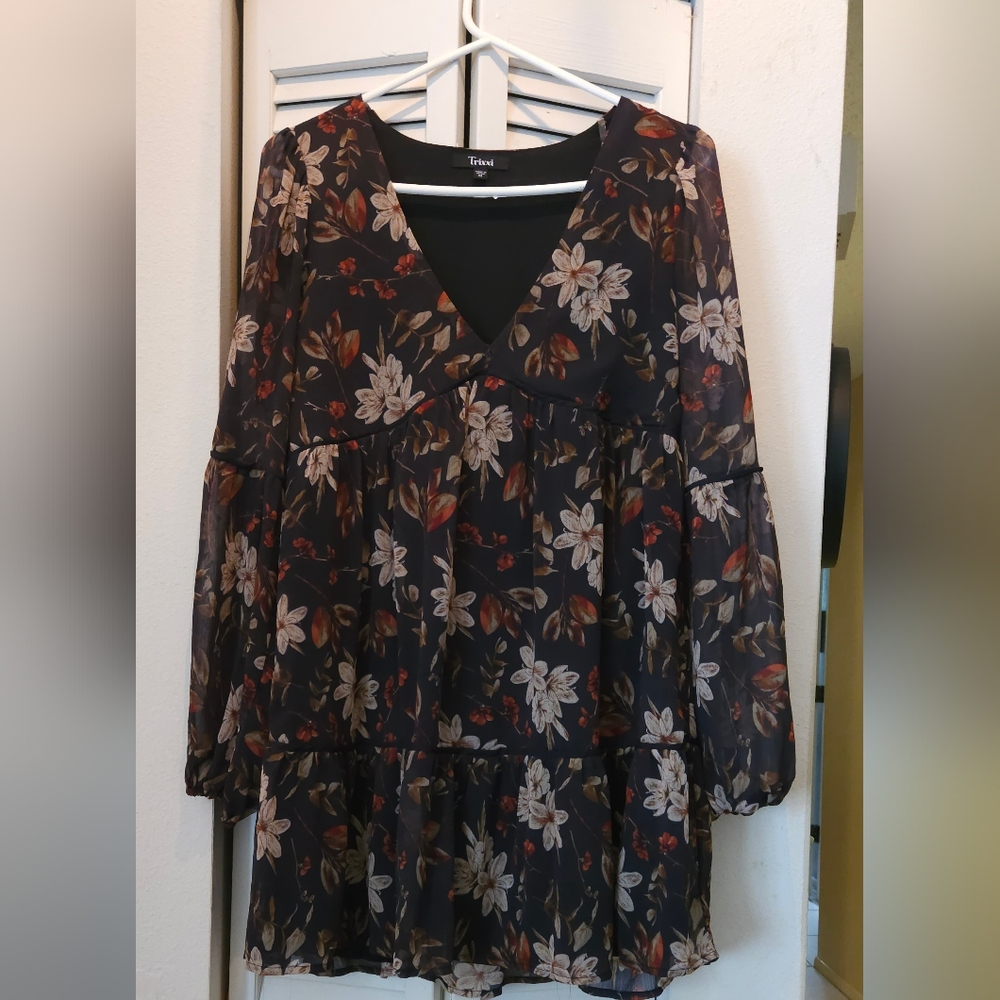 Trixxi Floral Patterned Dress